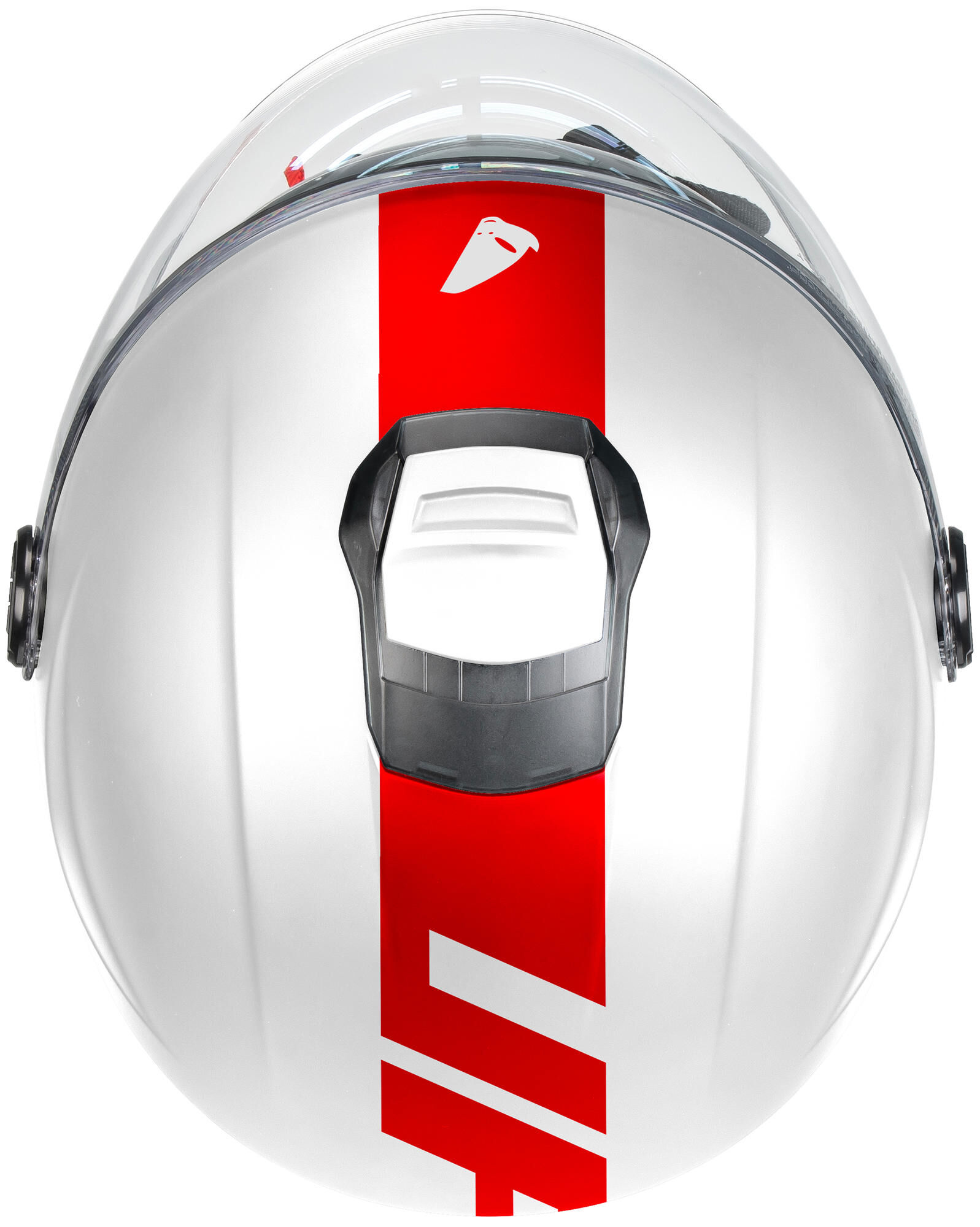UFO PLAST jethelm nixie helmet ufo nixie jet white/red gr. s