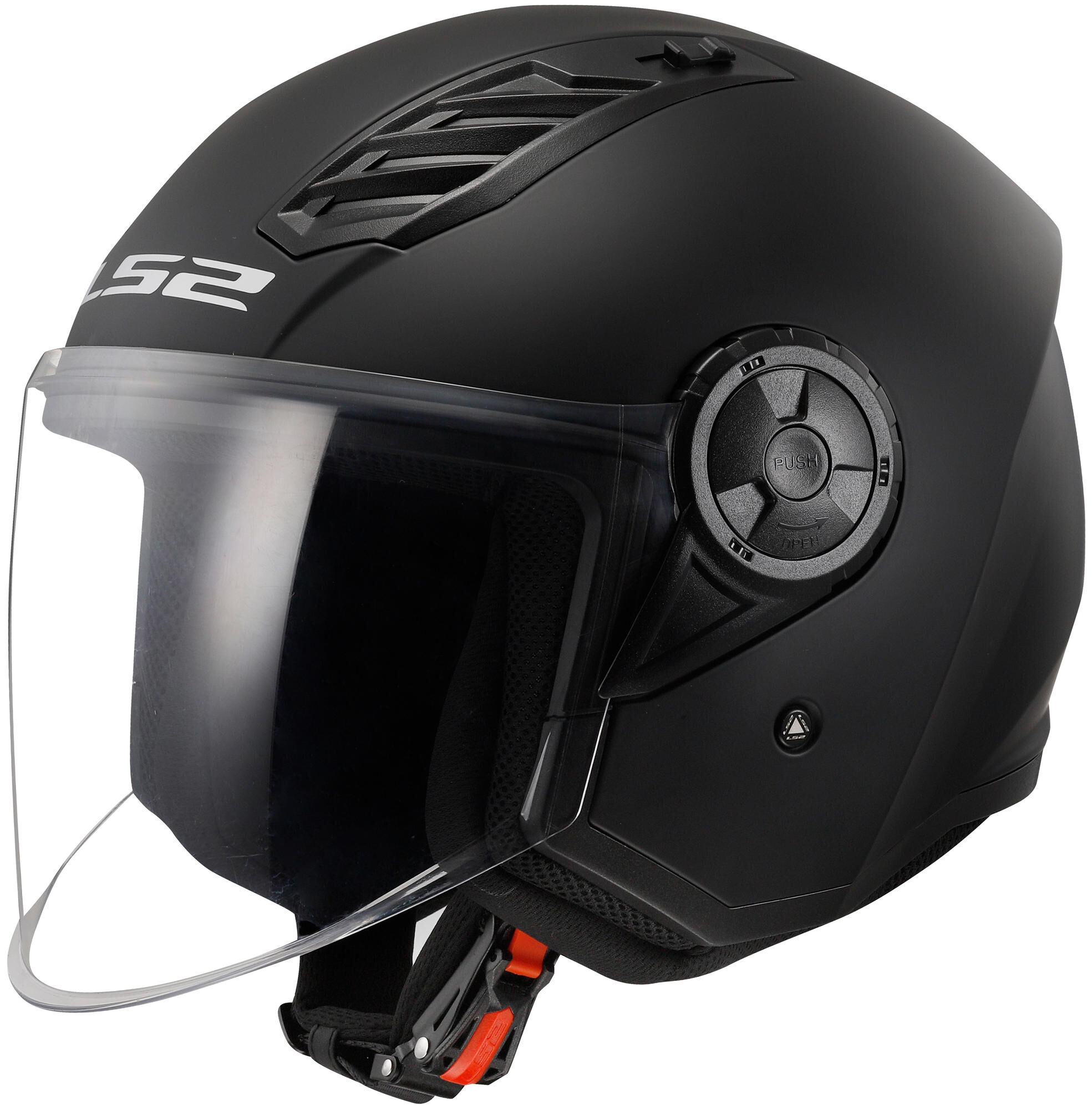 LS2 of616 airflow ii solid jethelm helmet of616 airfl.ii solid s matt black