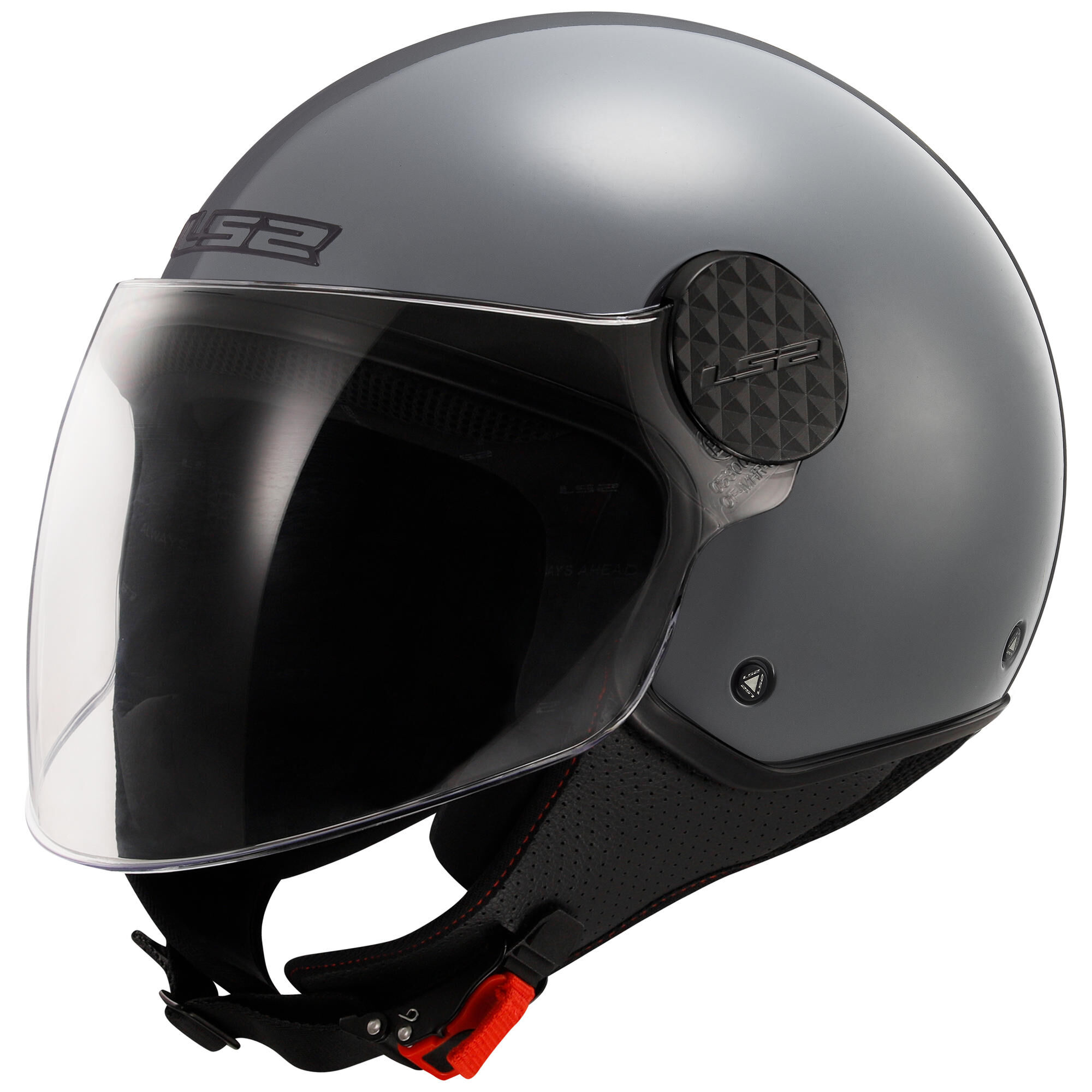 LS2 jethelm of558 sphere lux ii solid helmet of558 sph. lux ii solid m grey