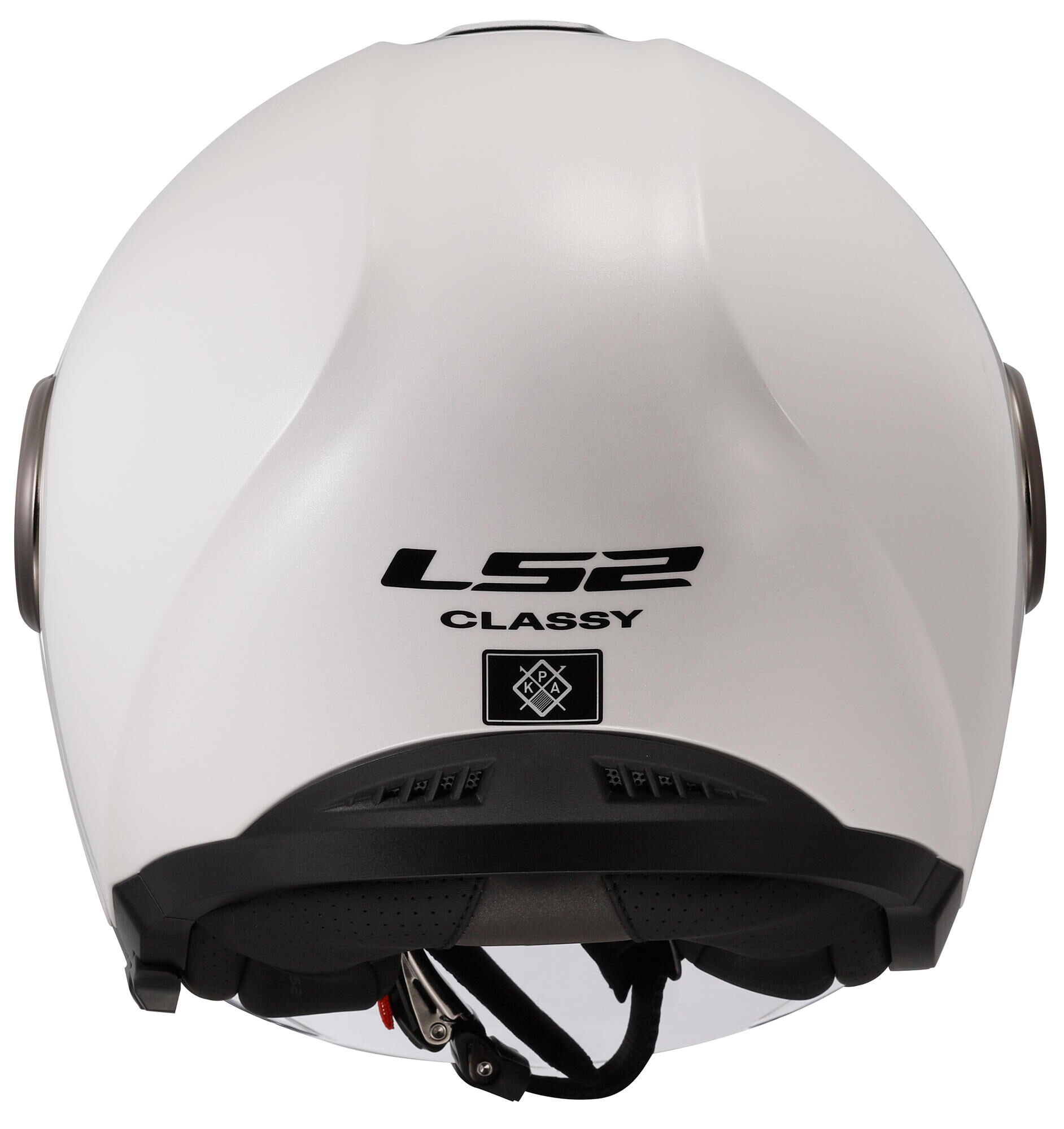 LS2 of620 classy solid jethelm helmet of620 classy solid m white