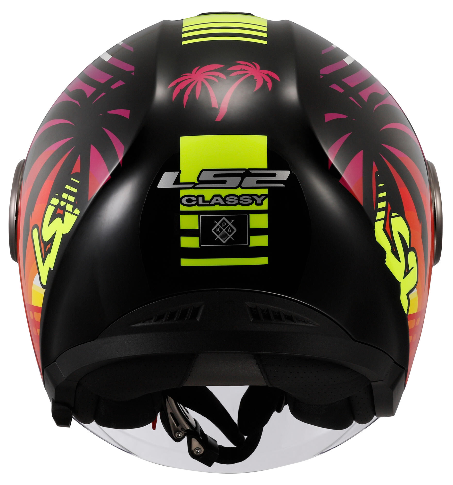 LS2 jethelm of620 classy palm helmet of620 classy palm s black