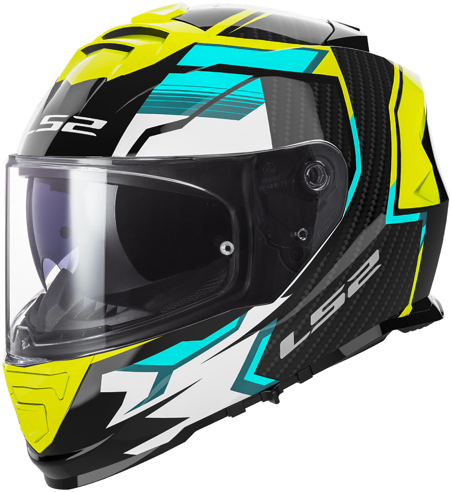 LS2 integraalhelm ff800 storm ii tracker helmet ff800 storm ii tracker xl black/yellow