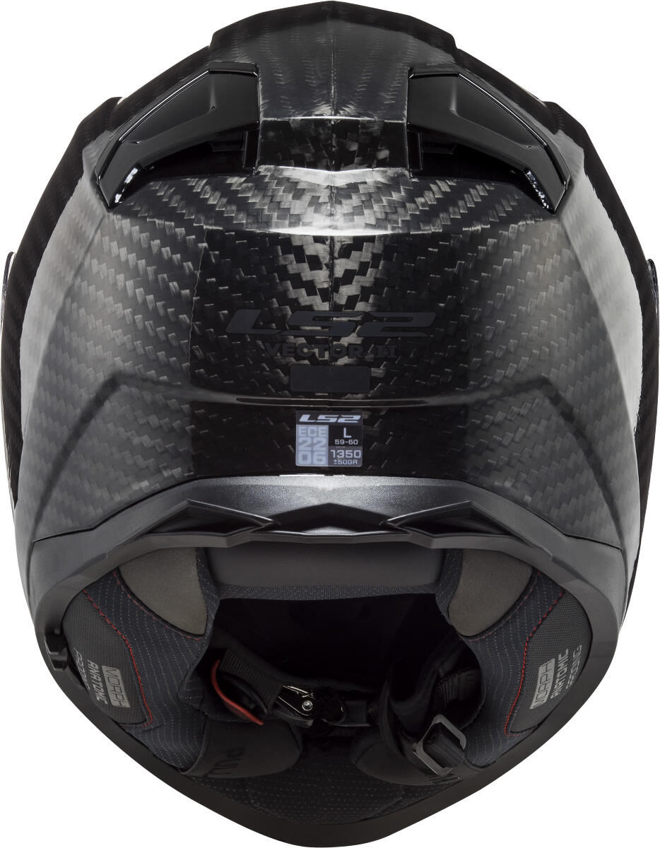 LS2 integraalhelm ff811 vector ii carbon solid helmet ff811 vect. ii solid bl.carbon xxs