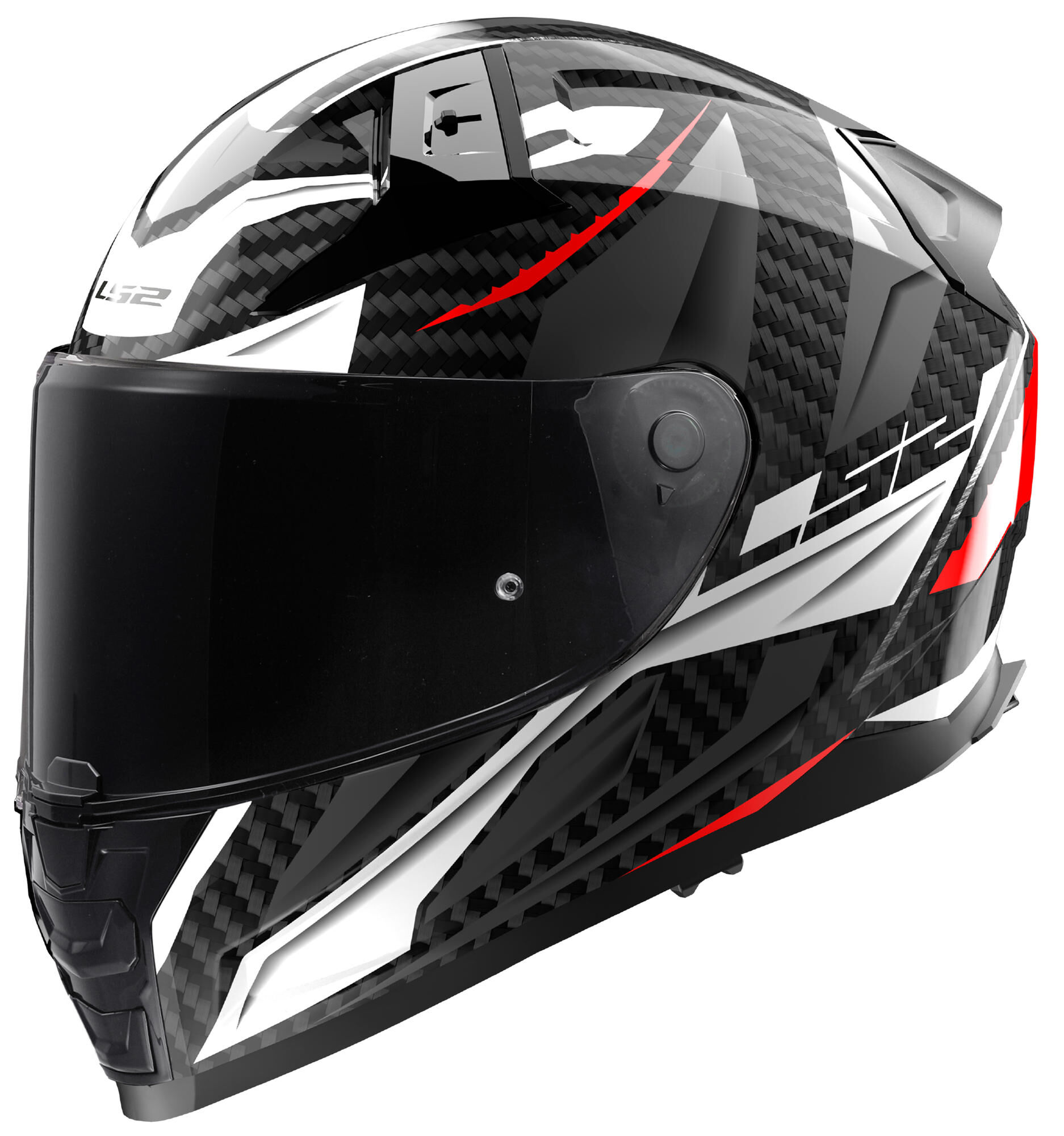 LS2 integraalhelm ff811 vector ii carbon savage. helmet ff811 vect. ii car.sav. xxl white/gr/red
