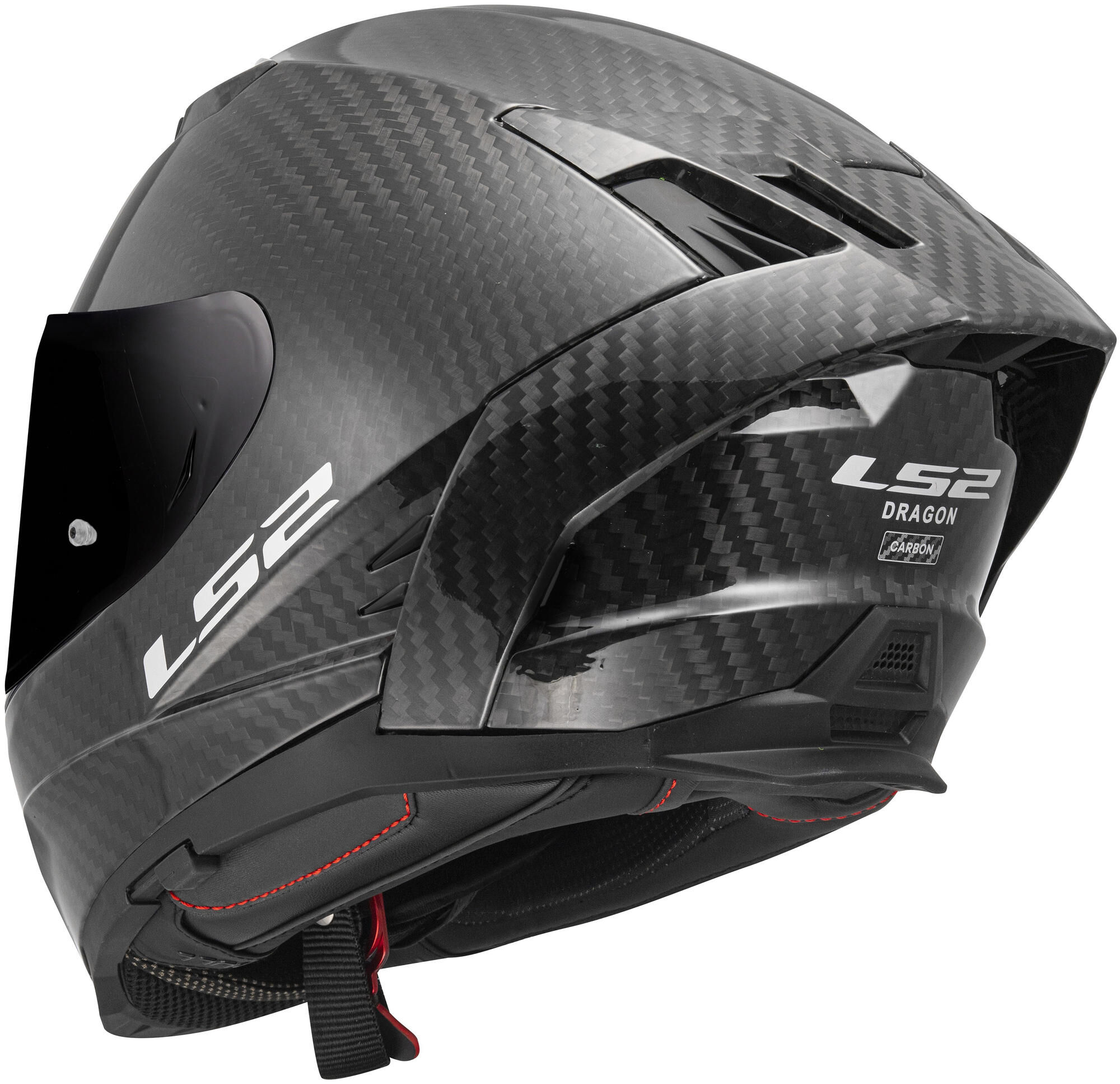 LS2 integraalhelm ff807 dragon carbon helmet ff807 dragon carbon xs matt black