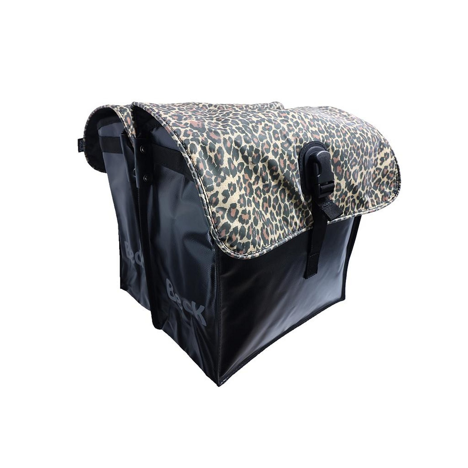 Beck Dubbele Fietstas Small Leopard Panthar