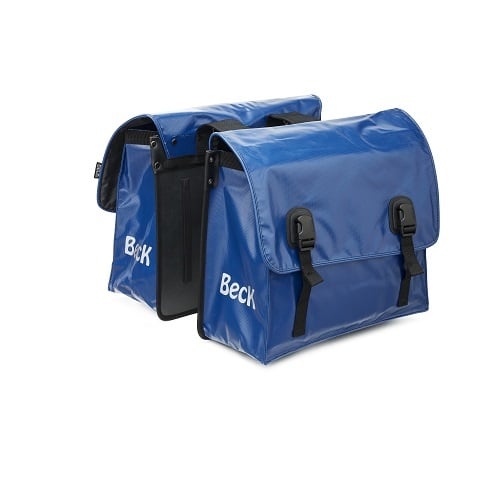 Beck Dubbele Fietstas Classic Blauw