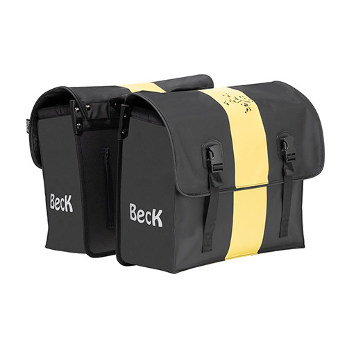 Beck Dubbele Fietstas Classic Lemon Drop