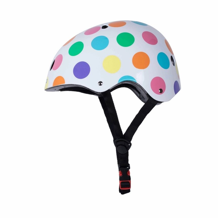 Kiddimoto Kinder Fietshelm Pastel Dotty Small (48 - 53 cm)