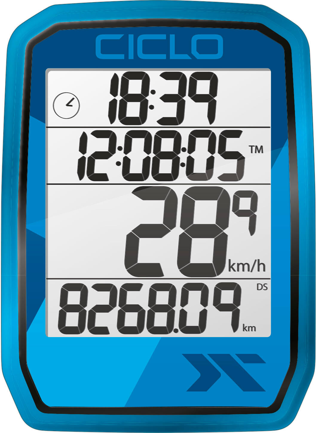 CICLOSPORT fietscomputer protos 105 bike computer protos 105 blue