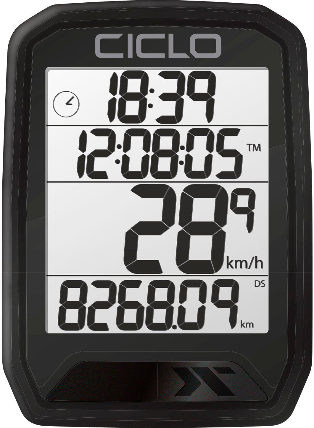 CICLOSPORT fietscomputer protos 213 bike computer protos 213 black