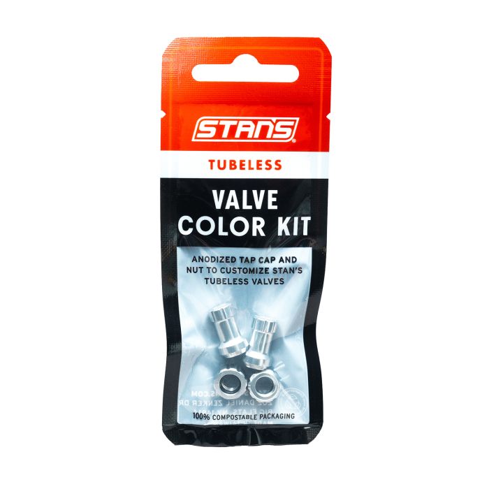 STANS Stan's tubeless valve color kit - silver