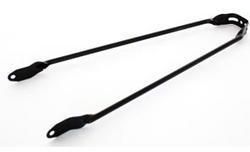 Spatbordstang 28. Montage op frame dmv M5 boutje. mat zwart