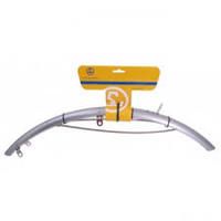 Sunnywhe Voorspatbord 28 kunststof 50 mm - zilver / transparant