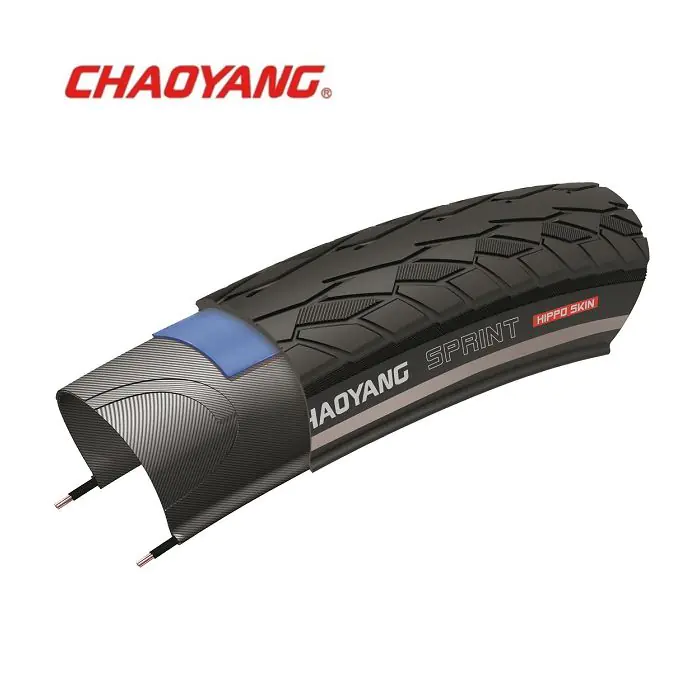 CHAOYANG 28x1 1/2 (40-635) sprint zwart reflex draad met 1.5 mm kevlar-floc anti-lek eba0206001w
