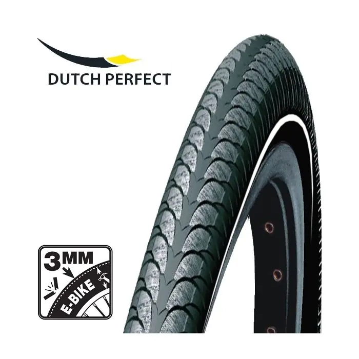 DUTCH PERFECT Buitenband e-tiger 28 x 1 5/8 x 1 3/8 / 37-622 -