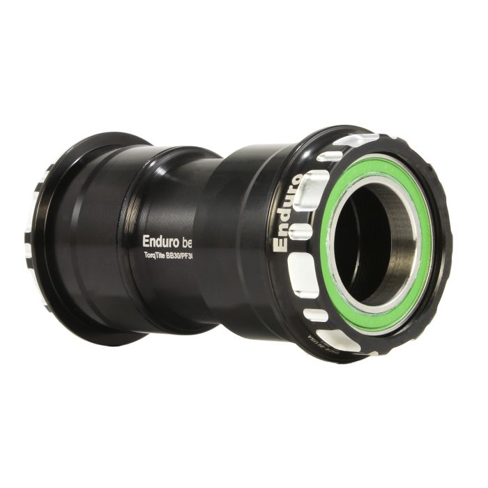 ENDURO BEARINGS Torqtite bottom bracket - bb30a to 24mm - a/c ss - black