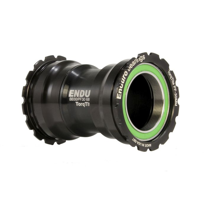 ENDURO BEARINGS Torqtite bottom bracket - pf30 to 30mm (narrow) - a/c ss - black