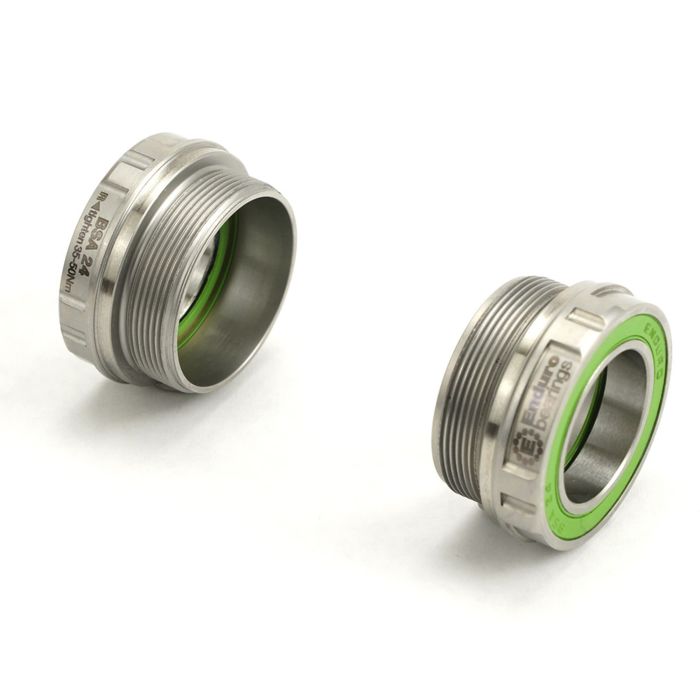ENDURO BEARINGS Bsa 68/73mm bottom bracket to 24mm - maxhit integrated - 440c - silver