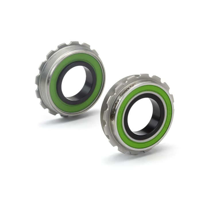 ENDURO BEARINGS T47 asymetrical bottom bracket to 24mm - maxhit integrated - 440c - silver