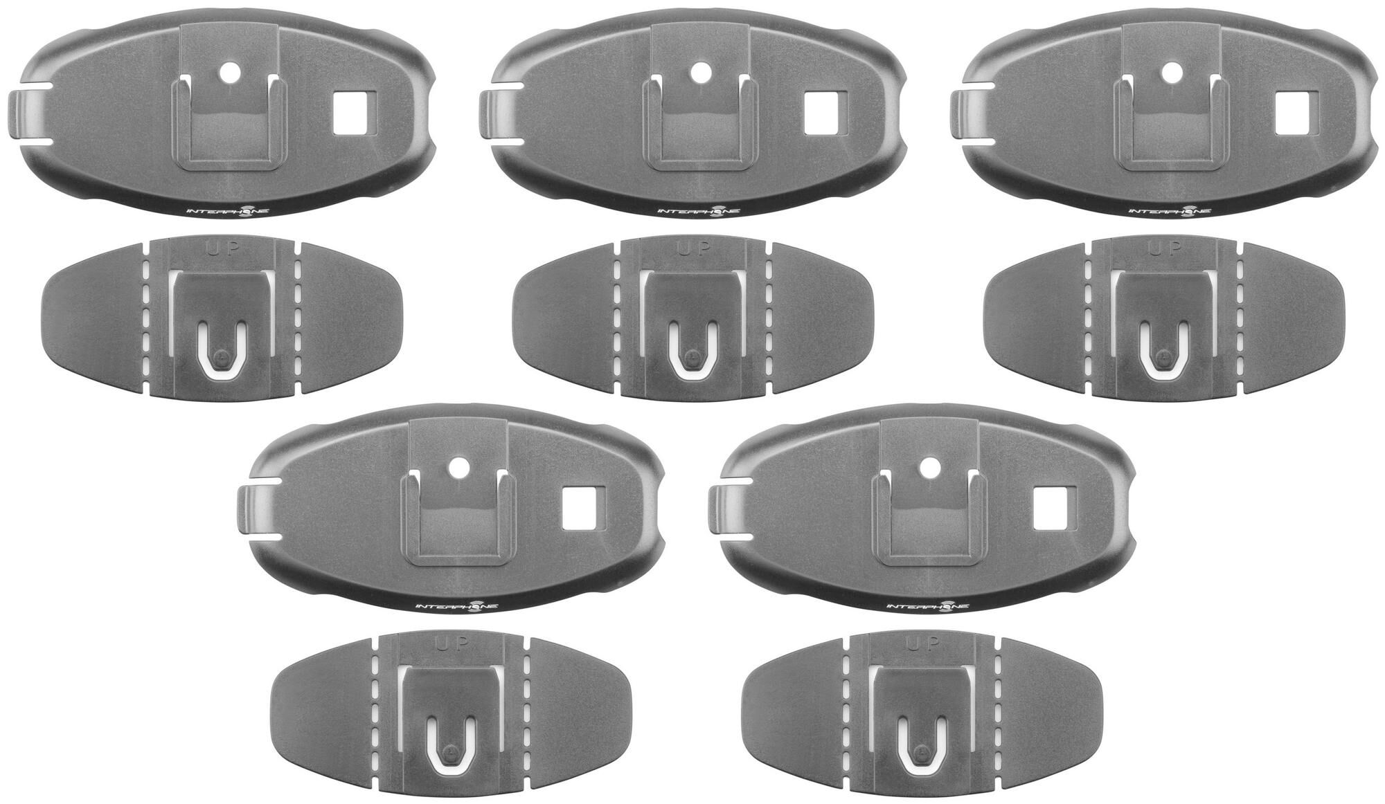 INTERPHONE vervangende zelfklevende clips adhesive clmaps interph. 5 pcs. active/connect