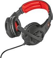 Trust GXT 310 Gaming Headset 3.5mm Klinke schnurgebunden, Stereo Over Ear Schwarz, Rot