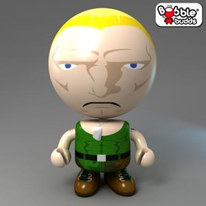 Bobble Budds Street Fighter : Guile