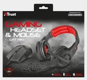 Trust GXT 784 Gaming Headset 3.5mm Klinke schnurgebunden Over Ear Schwarz