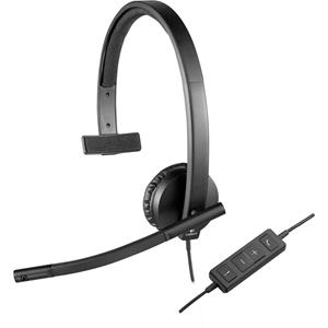 logitech H570e PC-Headset USB Mono, schnurgebunden Over Ear Schwarz