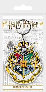 Pyramid International Harry Potter Rubber Keychain Hogwart's Crest 6 cm