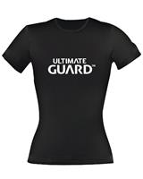 Ladies T-Shirt Wordmark Black Size L
