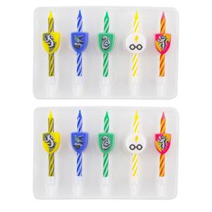 Cinereplicas Harry Potter - Set of 10 Hogwarts Houses Birthday Candles