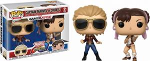 Funko Marvel vs Capcom Infinite Pop Vinyl: Captain Marvel vs Chun-Li Double Pack