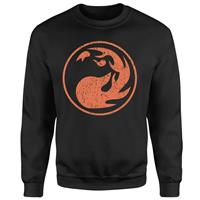 Magic The Gathering Mana Rot Pullover - Schwarz - Schwarz