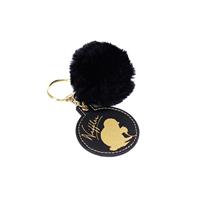 fantasticbeasts Fantastic Beasts Schlüssel- anhänger Niffler bedruckt, goldfarben/schwarz, Polyurethean, auf Headerkarte.