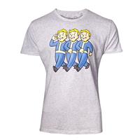 Fallout T-Shirt Three Vault Boys Size S