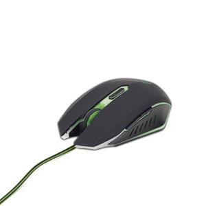 Gembird Gaming muis USB, zwart/groen