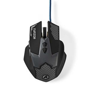 Gaming-Muis met 7 knoppen en verlichting - 2400 dpi