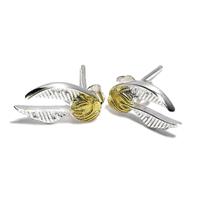 Damen Harry Potter keine Golden Snitch Stud Ohrringe Sterling-Silber SE0004