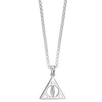 Noble Collection Harry Potter: Sterling Silver Deathly Hallows Necklace