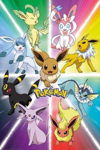 GB eye Pokémon Poster Pack Eevee Evolution 61 x 91 cm (5)