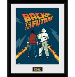 GB eye Back to the Future Framed Poster Doc & Marty 45 x 34 cm