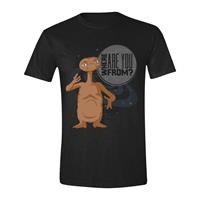 E.T. the Extra-Terrestrial ET Where Are You From T-Shirt - Schwarz - Schwarz