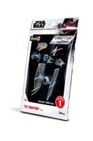 Star Wars Level 2 Easy-Click Snap Model Kit Series 1 TIE Fighter