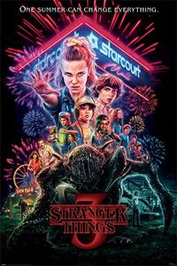 strangerthings Stranger Things Poster Season 3 Summer of 85 One Summer Can Change Everything. 91,5 x 61 cm