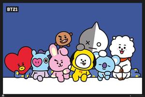 GB eye BT21 Poster Pack Group 61 x 91 cm (5)