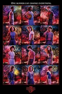 strangerthings Stranger Things Poster Season 3 Collage One Summer Can Change Everything. 91,5 x 61 cm