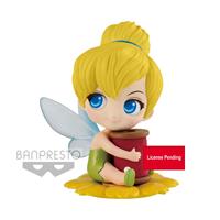 Disney Q Posket Sweetiny Mini Figure Tinker Bell Version A 8 cm