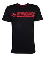 Nintendo - Snes Logo Men's Small T-Shirt - Black