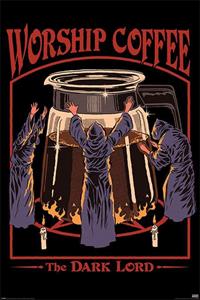 Pyramid International Steven Rhodes Poster Pack Worship Coffee 61 x 91 cm (5)